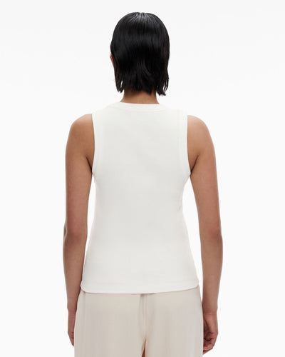 Crew Neck Rib Tank