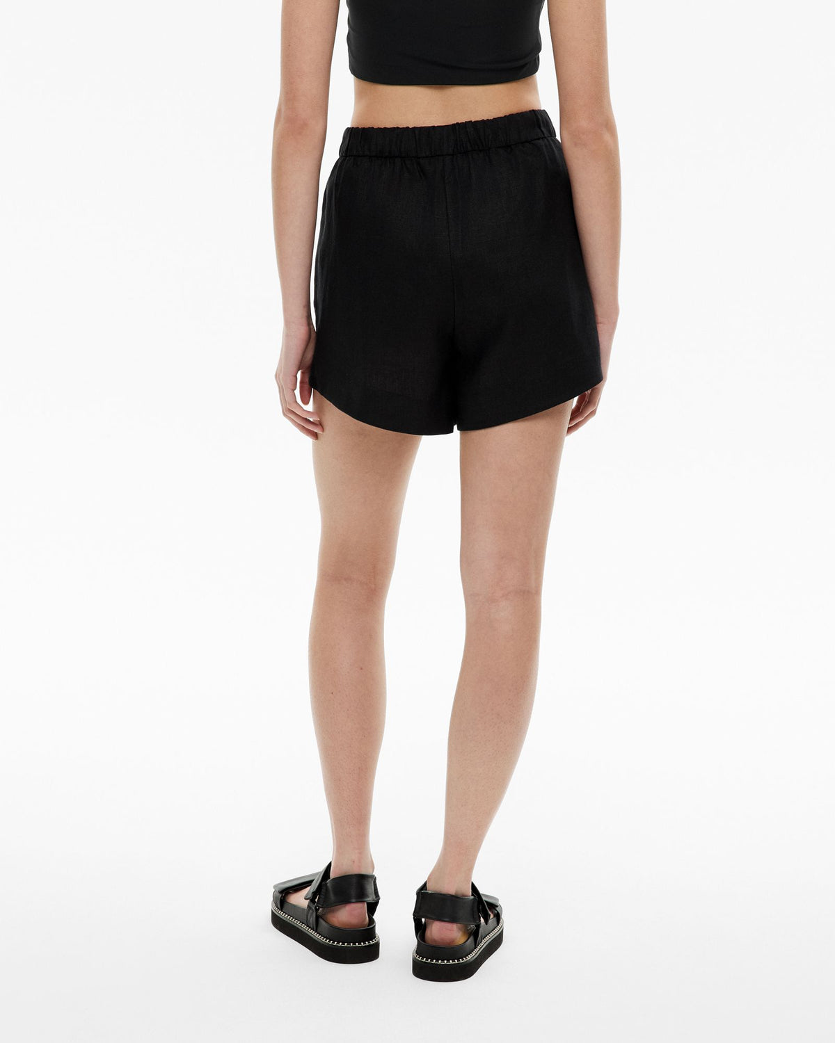 Linen Pull On Short
