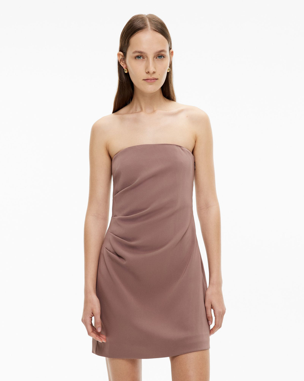 Tuck Detail Mini Dress