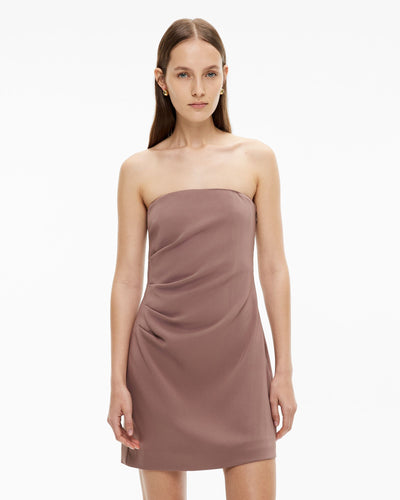 Tuck Detail Mini Dress