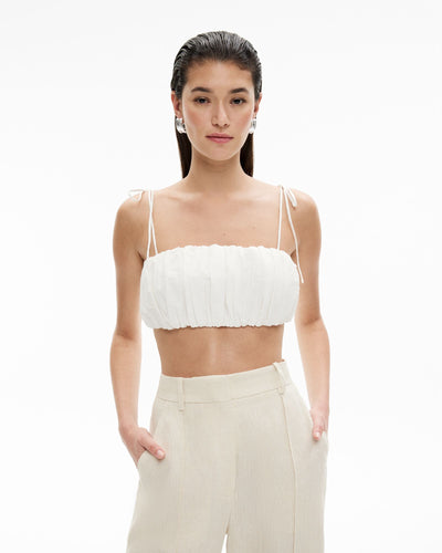 Gathered Crop Bodice