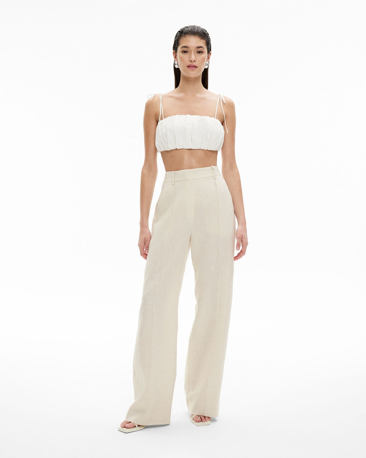 Gathered Crop Bodice