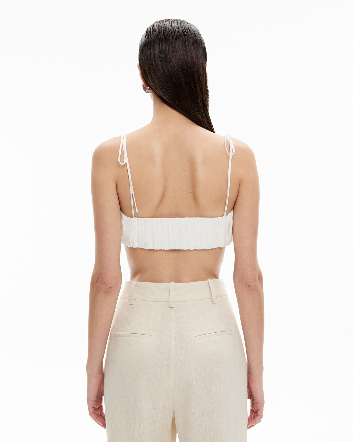 Gathered Crop Bodice