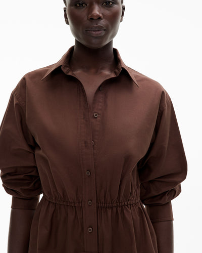 Button Long Sleeve Jumpsuit