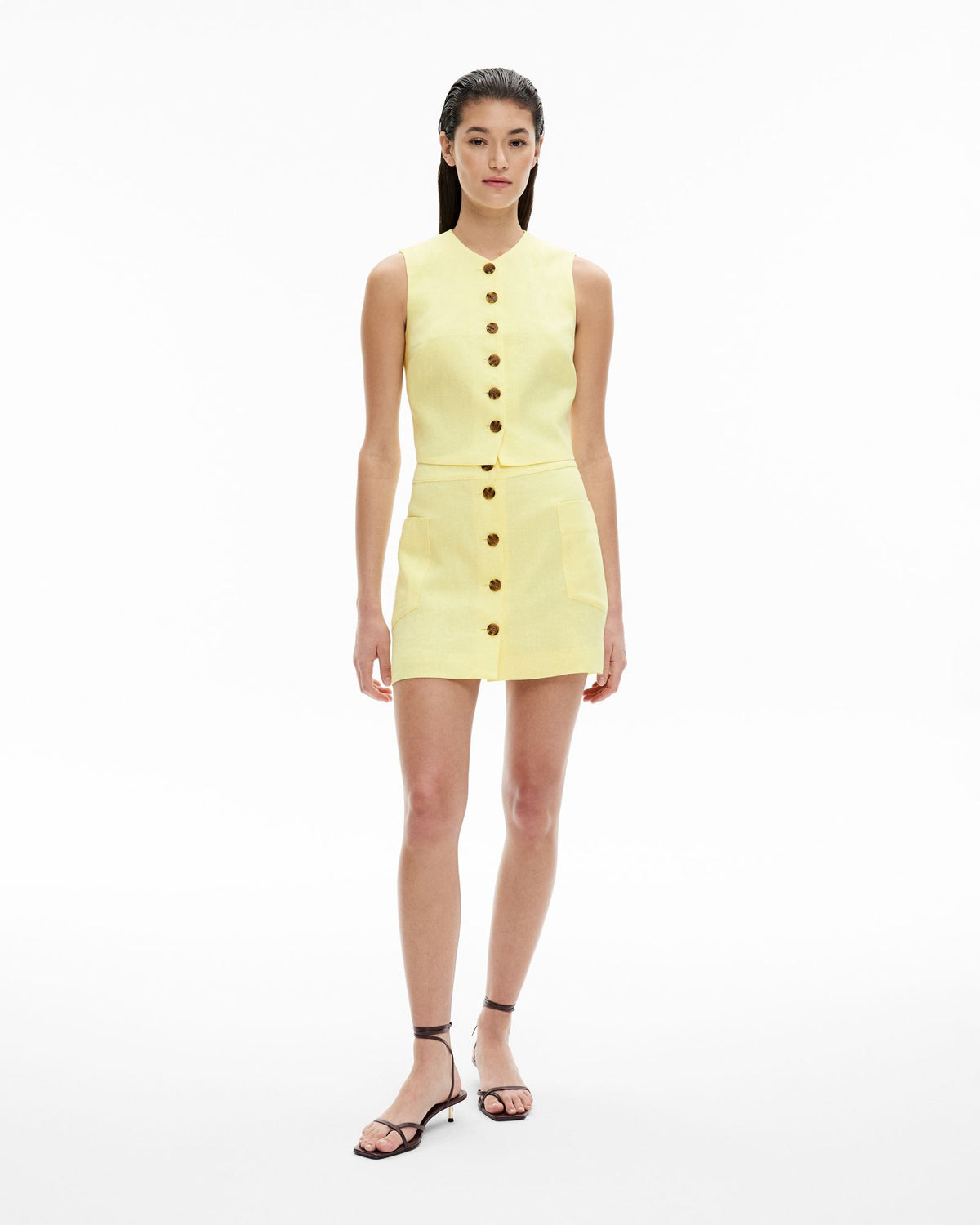 Button Front Vest