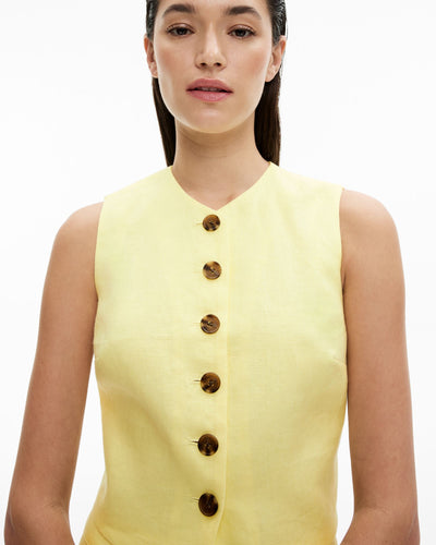 Button Front Vest