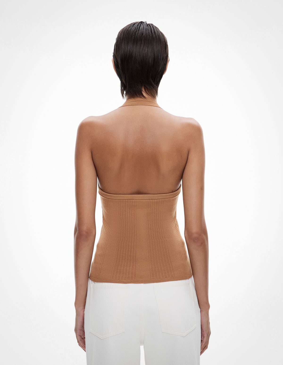 Halter Button Knit