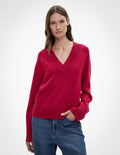Raglan V Neck Knit