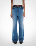 Contrast Waistband Jean