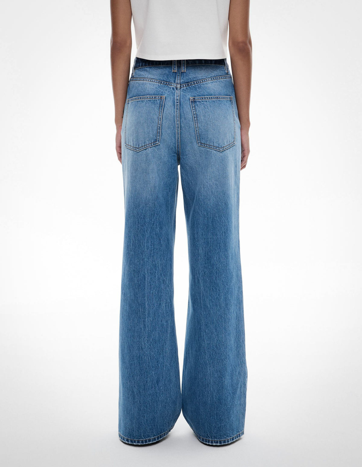 Contrast Waistband Jean