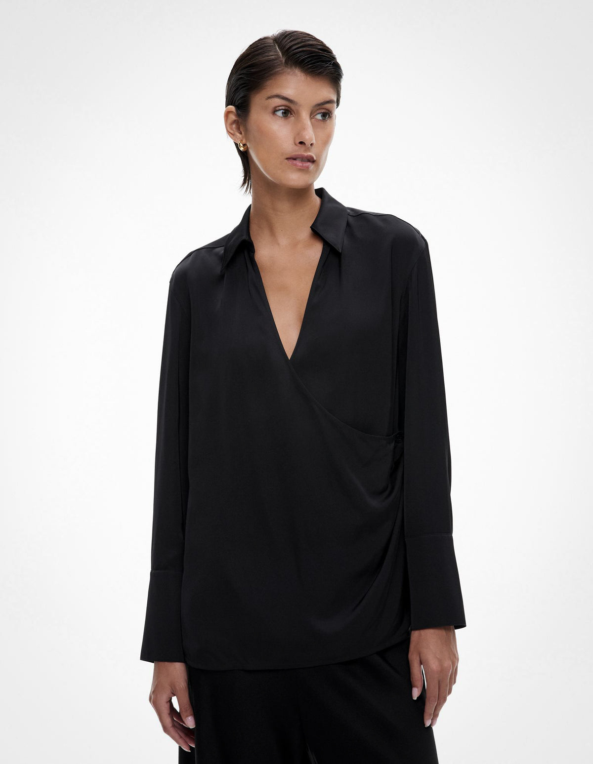 Drape Wrap Shirt