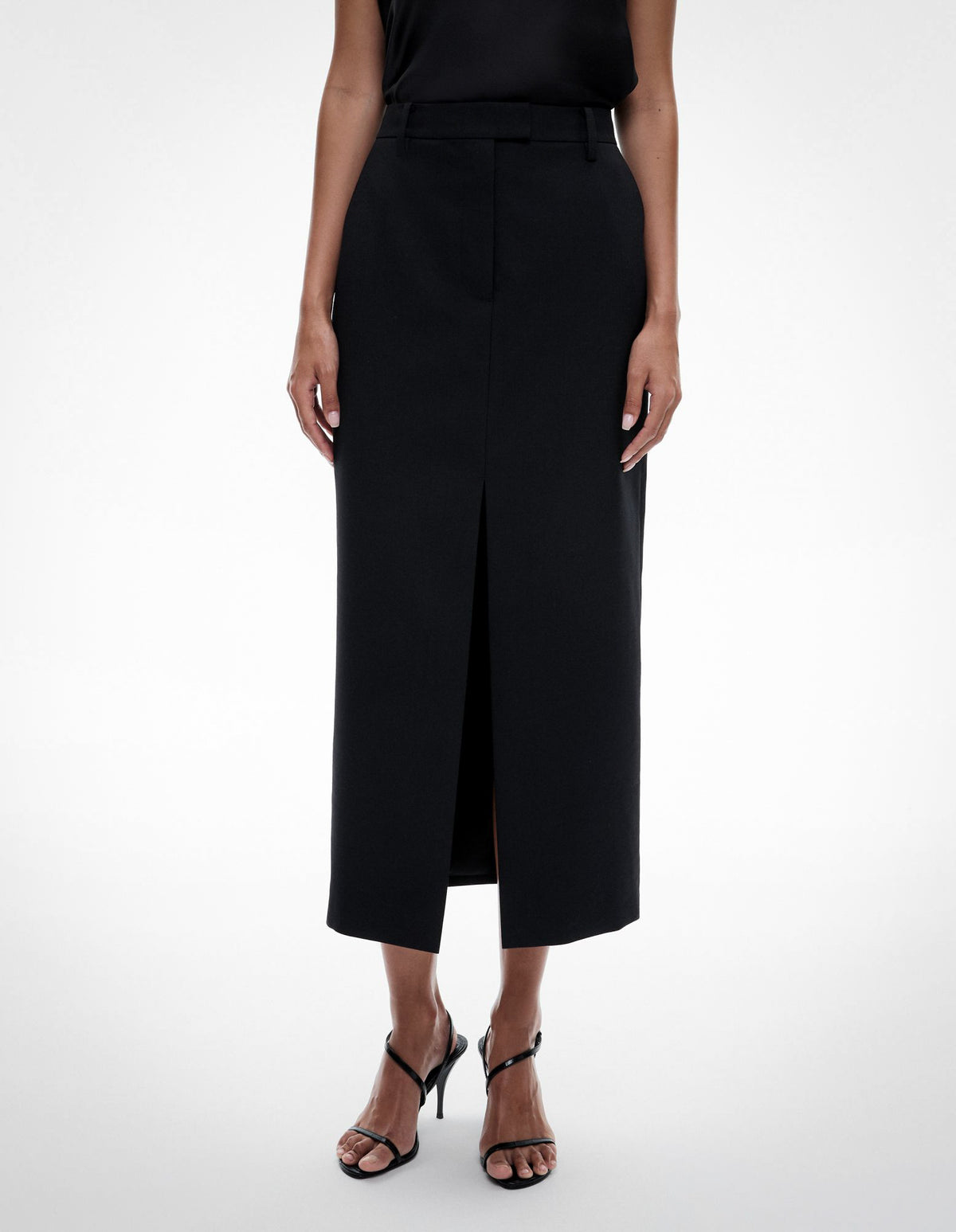 Tailored Midi Skirt