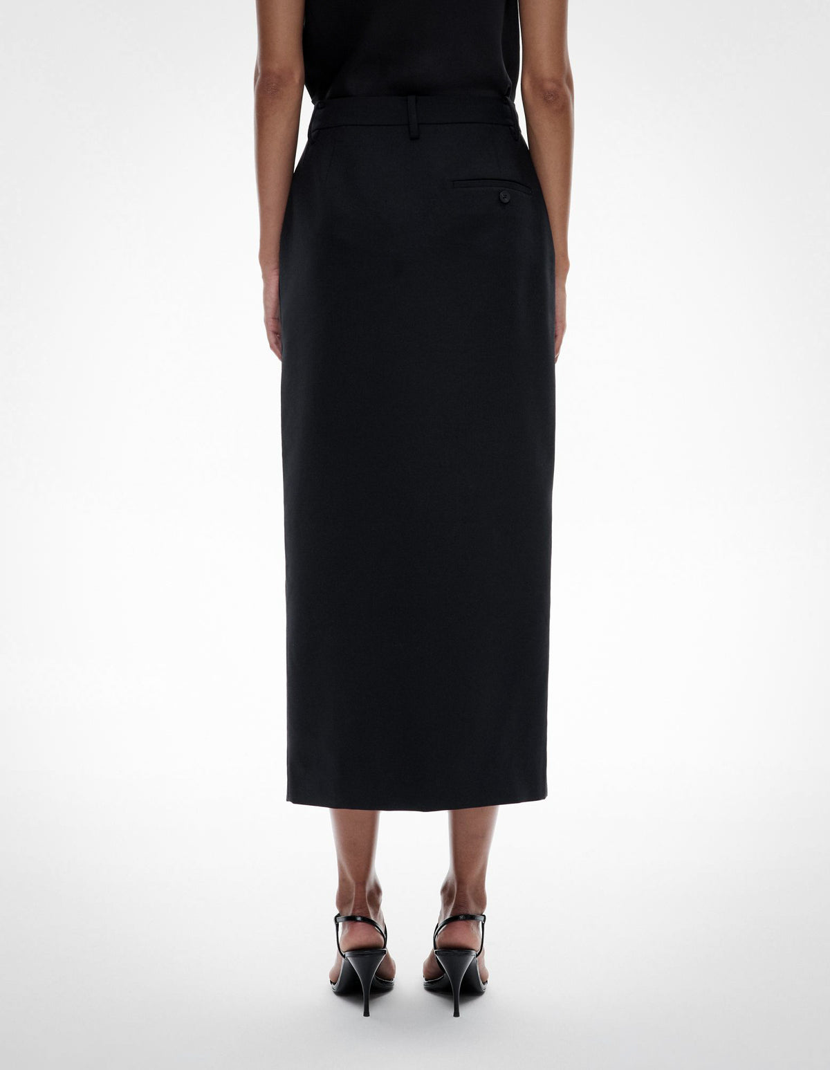 Tailored Midi Skirt
