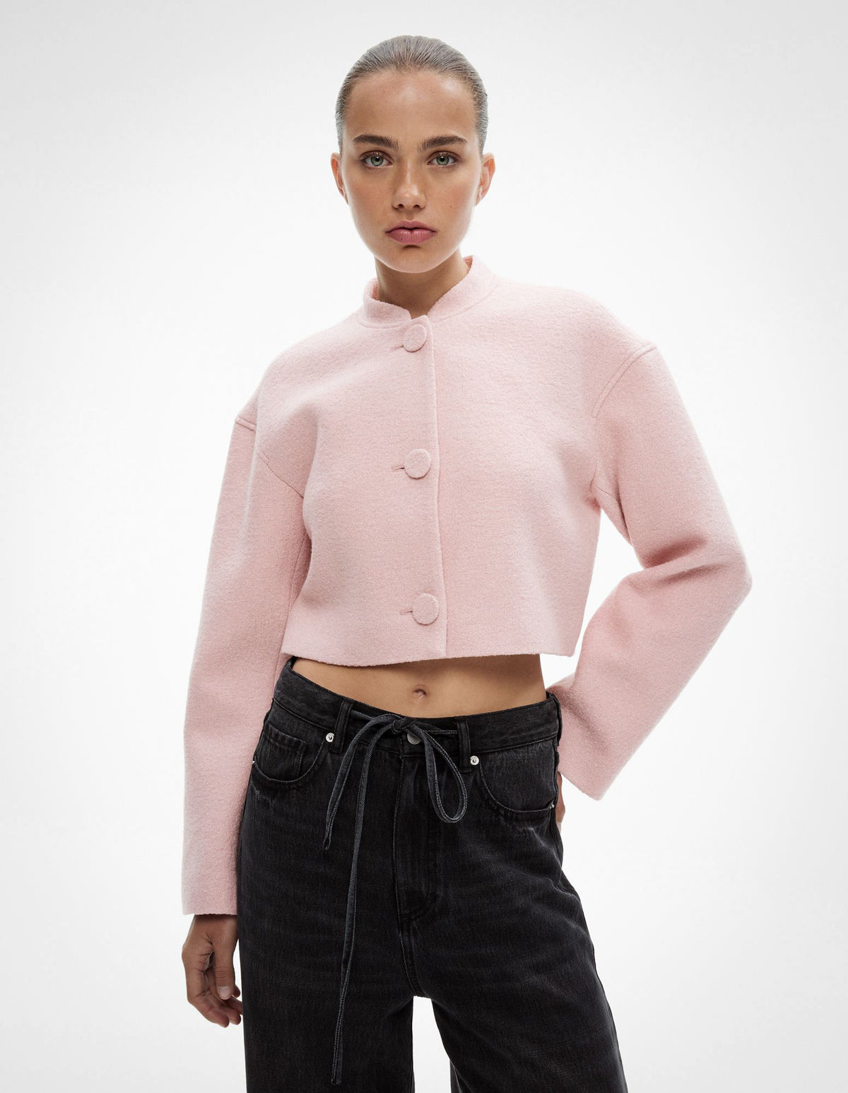 Three Button Bomber Jacket