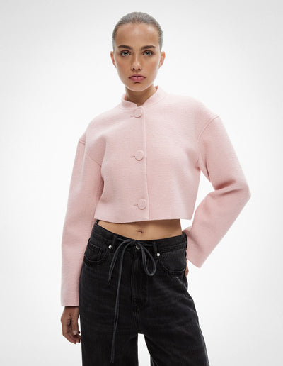 Three Button Bomber Jacket