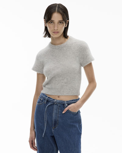 Fluffy Knit Tee
