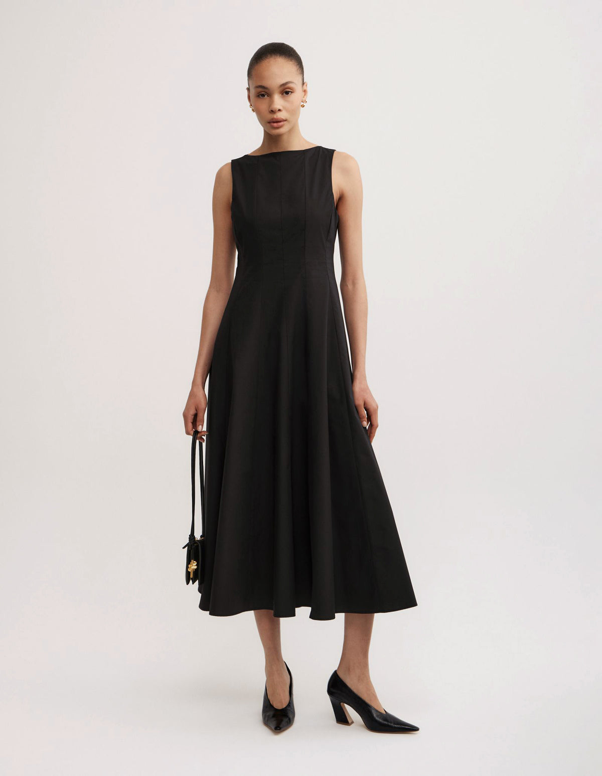 Panelled Midi Dress