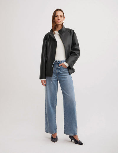 Drawcord Denim Jeans