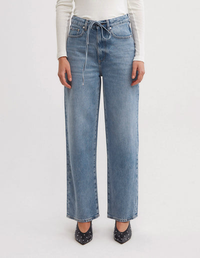 Drawcord Denim Jeans