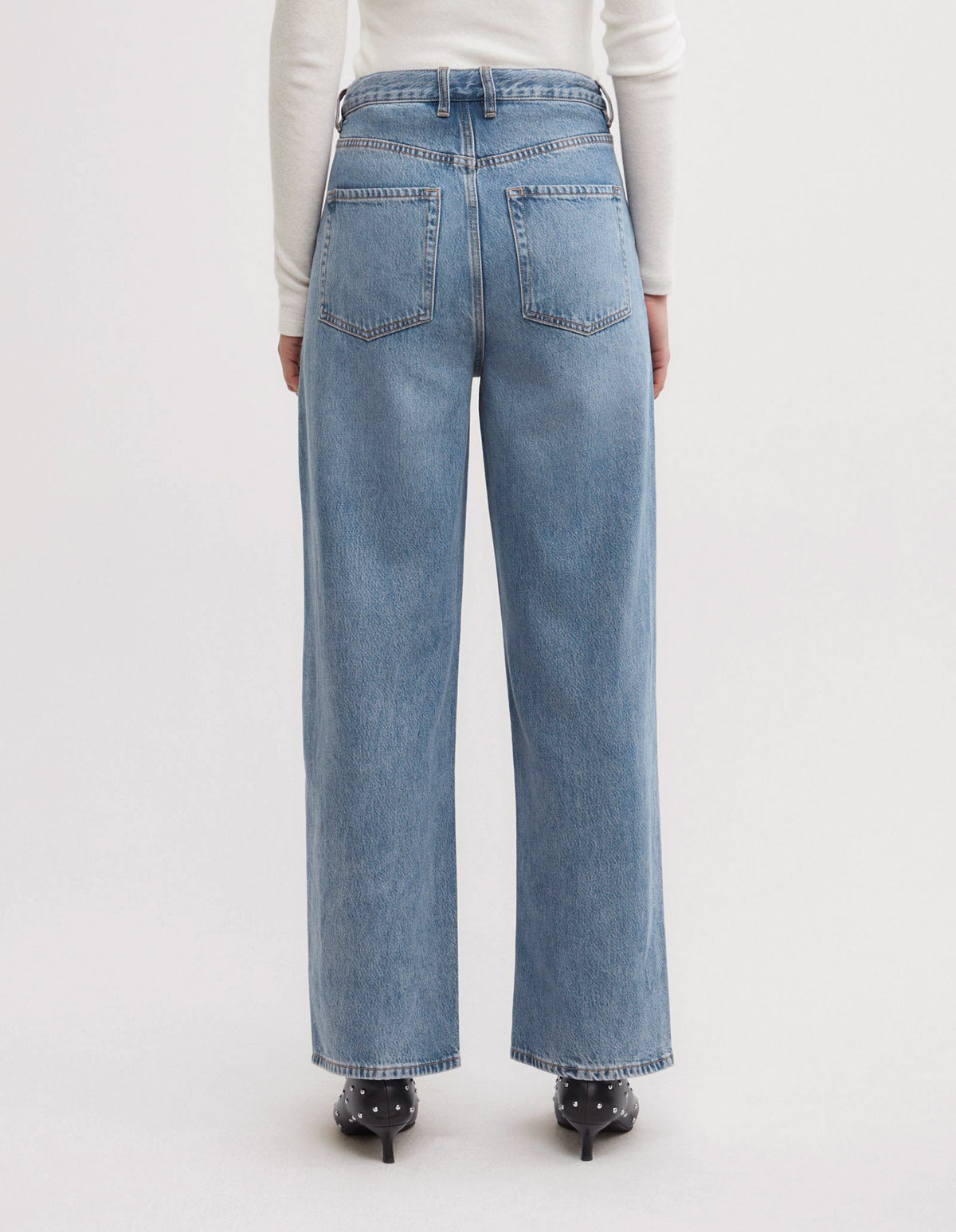 Drawcord Denim Jeans