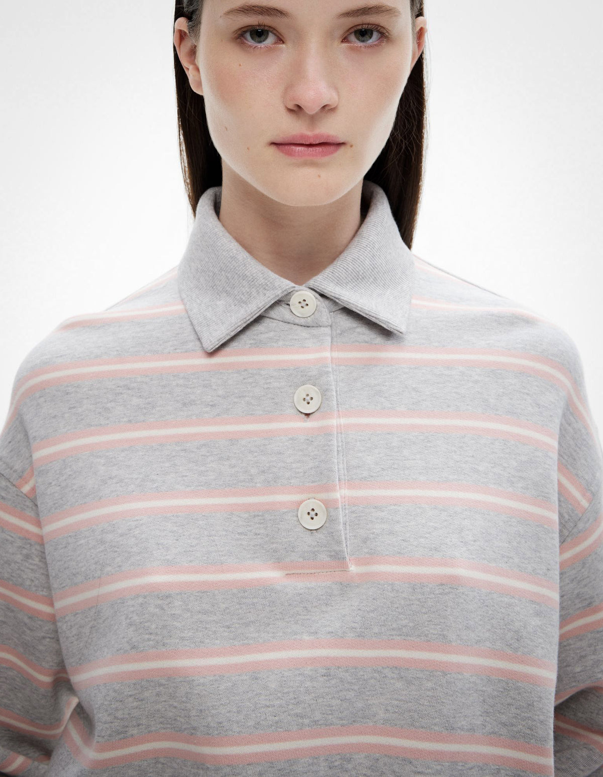 Jersey Polo Top