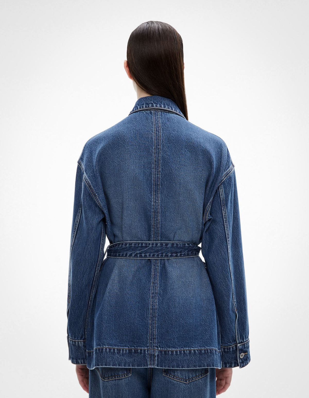 Tie Denim Shirt