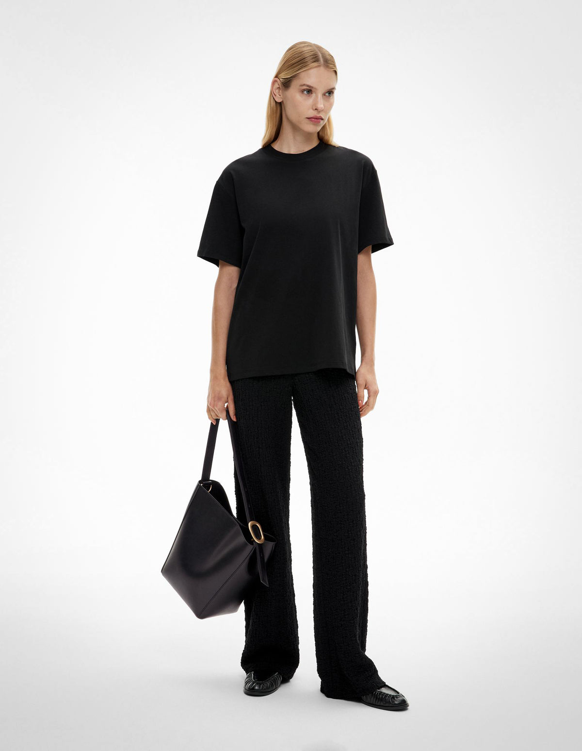 Textured Jersey Pants