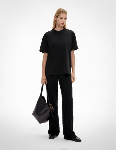 Textured Jersey Pants