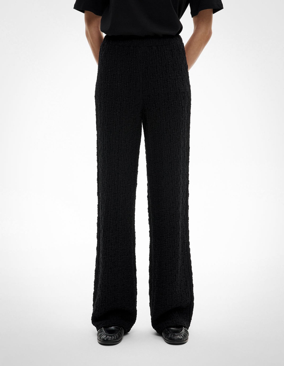 Textured Jersey Pants