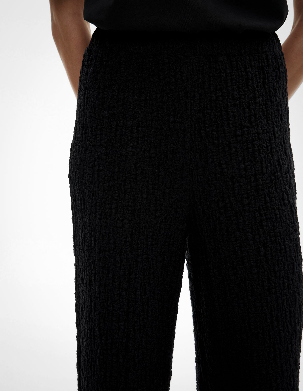 Textured Jersey Pants