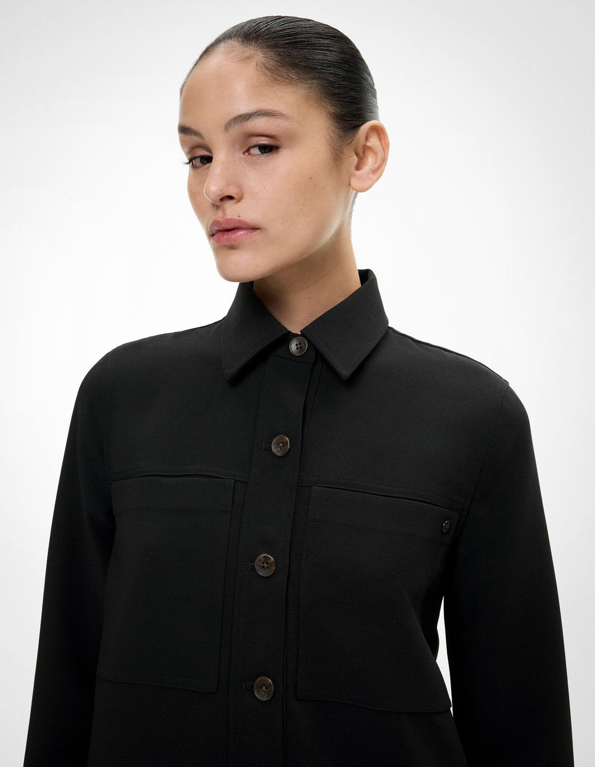Patch Pocket Shirt Dress