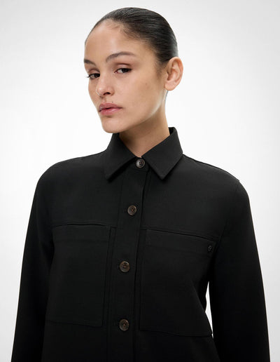 Patch Pocket Shirt Dress