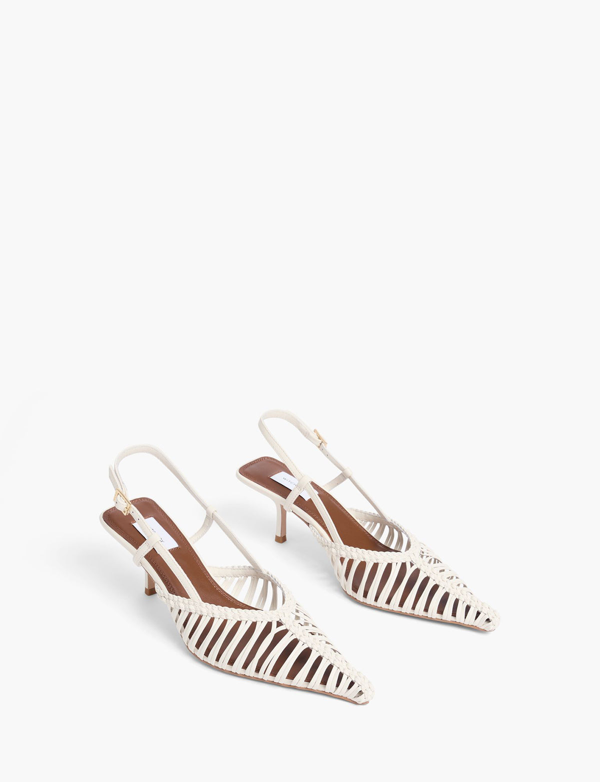 Cora Weave Slingback Heels