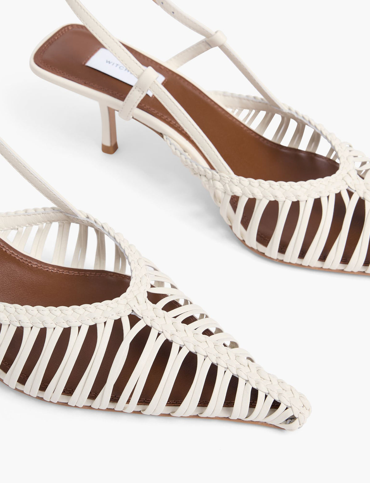 Cora Weave Slingback Heels