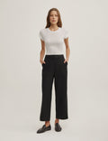 Linen Crop Pants