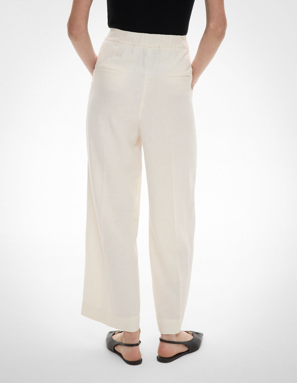 Linen Crop Pants