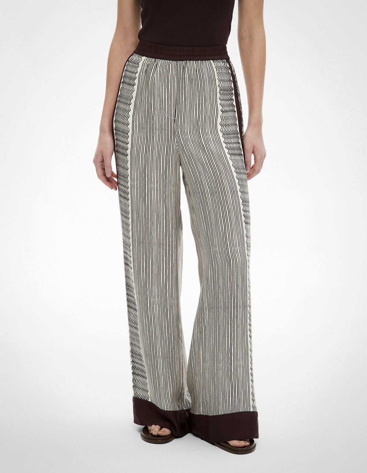 Scarf Print Pants