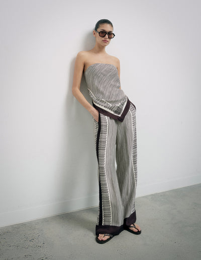 Scarf Print Pants