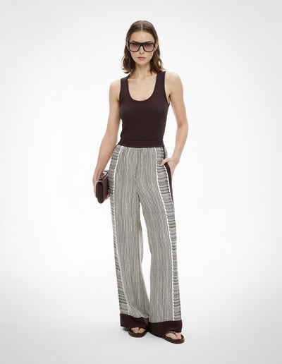 Scarf Print Pants