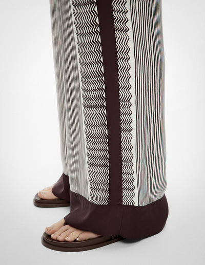 Scarf Print Pants