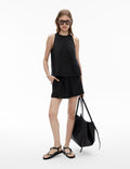 Pull On Linen Shorts