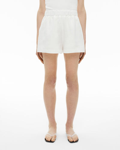 Pull On Linen Shorts
