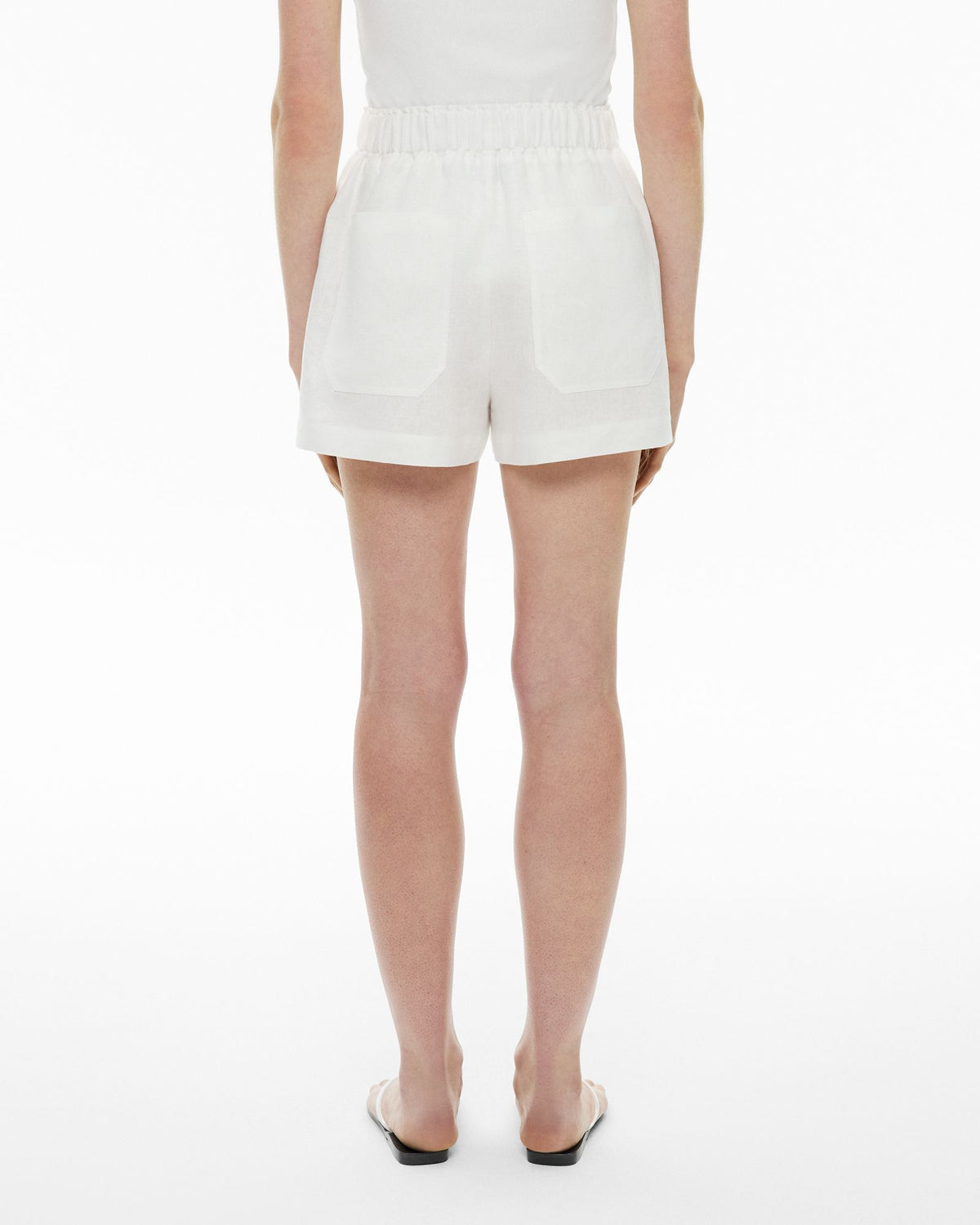 Pull On Linen Shorts