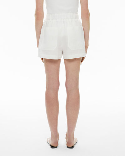 Pull On Linen Shorts