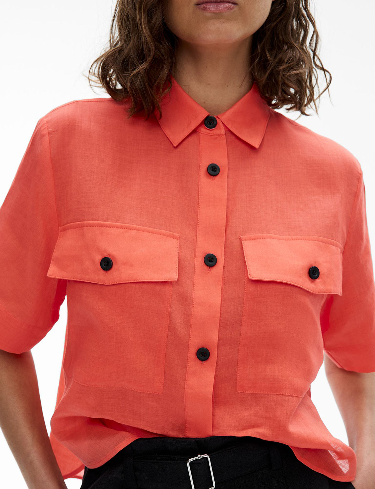 Short Sleeve Utility Pocket Shirt