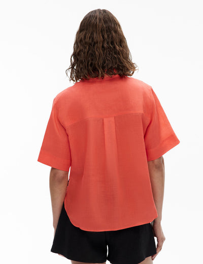 Short Sleeve Utility Pocket Shirt