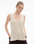 Longline Knit Tank Top