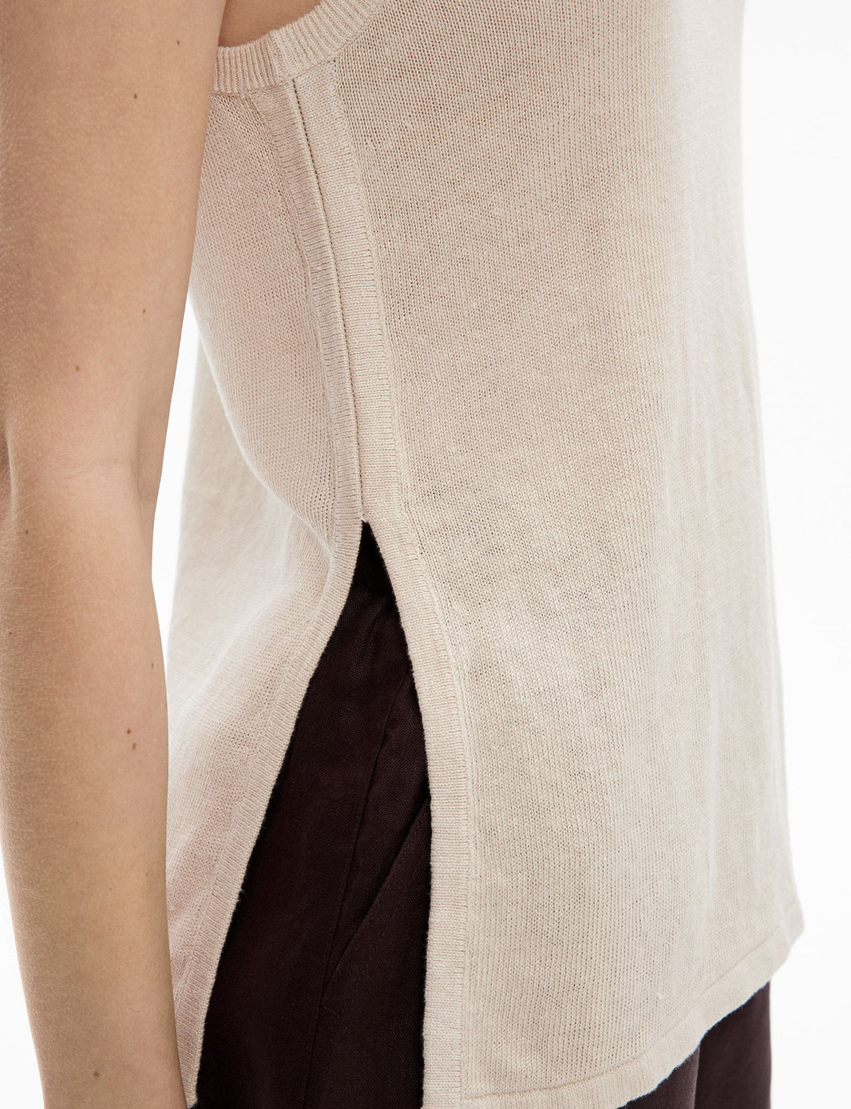 Longline Knit Tank Top