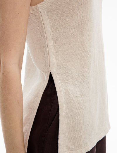 Longline Knit Tank Top