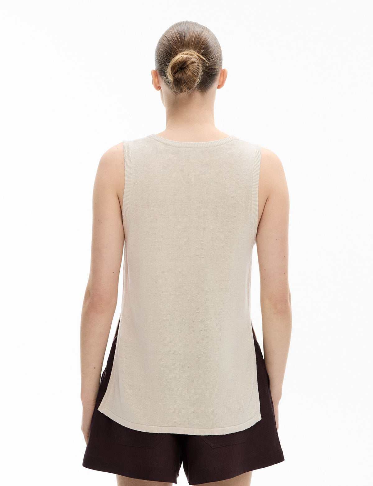 Longline Knit Tank Top